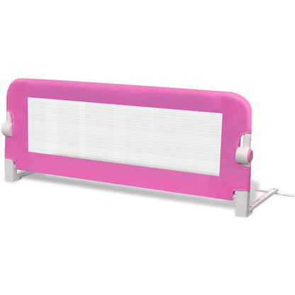 Barandilla De Seguridad Cama De Niño 2 Uds Rosa 102x42 Cm_2