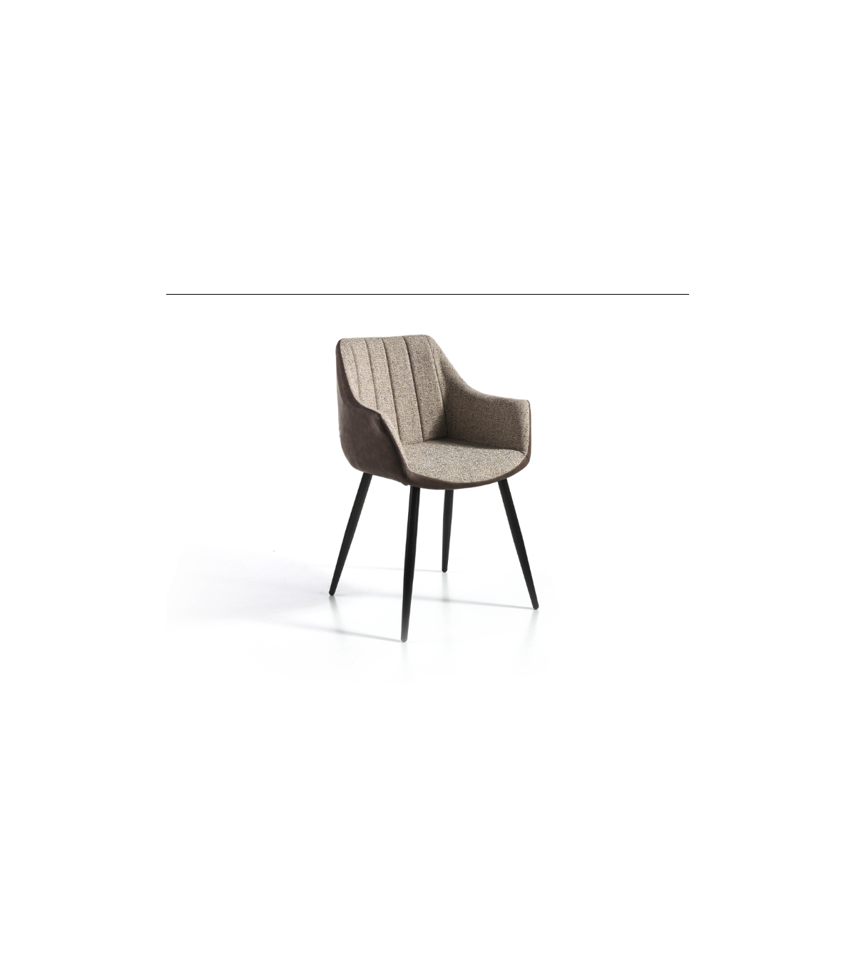 Pack De 2 Sillas Modelo Selma Acabado Tela Beige, 58 X 55 X 83cm (largo X Ancho X Alto)_0