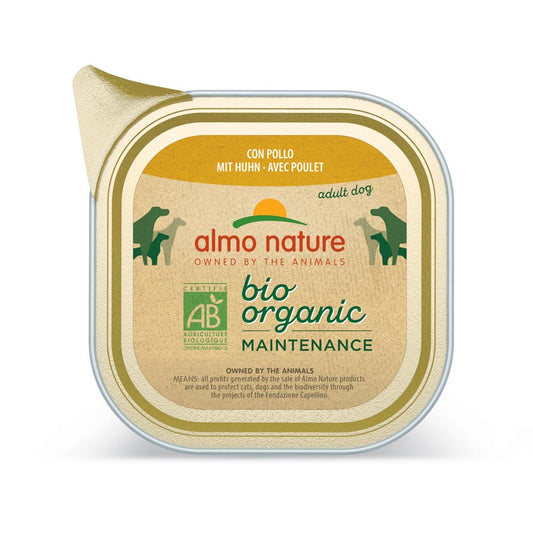 Almo Perro Tarrina Biorganic Pollo 100 Gr_0