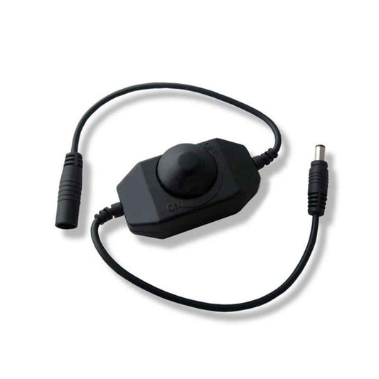 Controlador Para Tira Led Monocolor Dimmer Negro_0