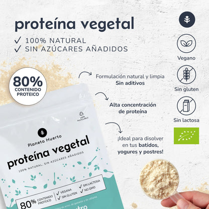 Proteína Vegetal Neutra ECO 80% Planeta Huerto 500 g