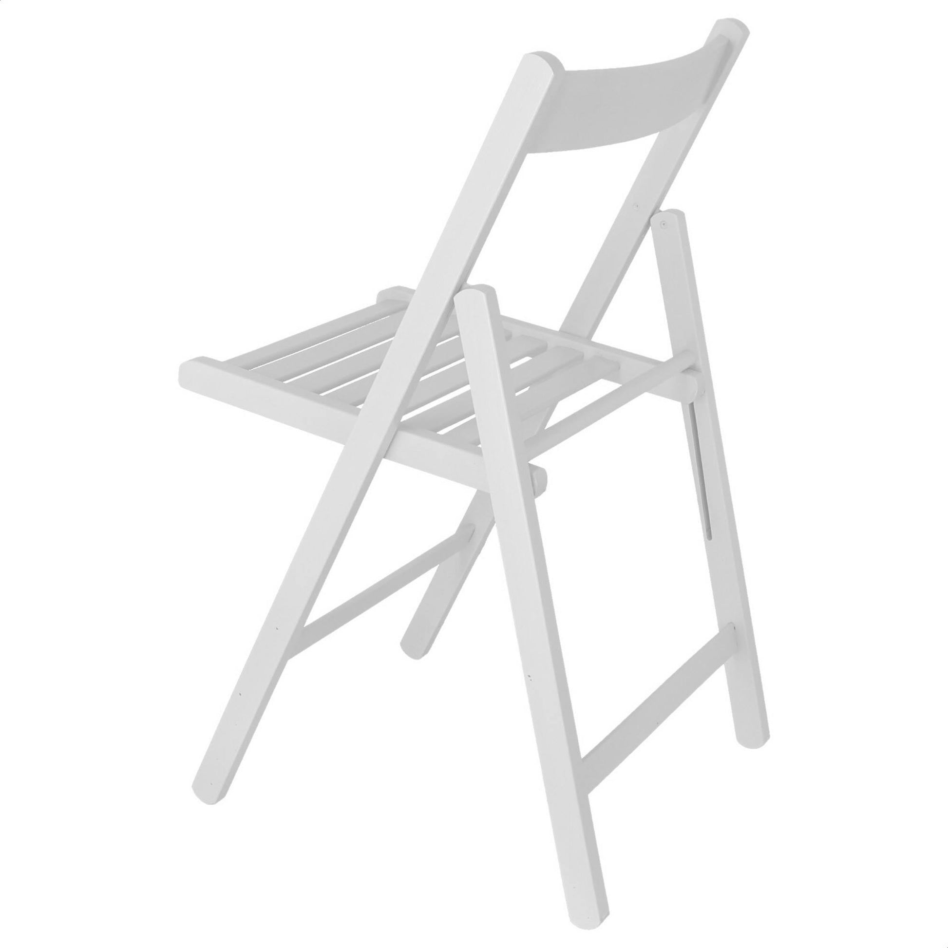 Well Home Mobiliario & Decoración - Pack 4 Sillas Bas En Madera De Haya, Acabado Blanco_3
