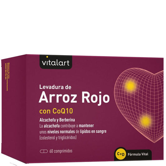 Arroz vermelho COQ10 Vitalart 60 comp
