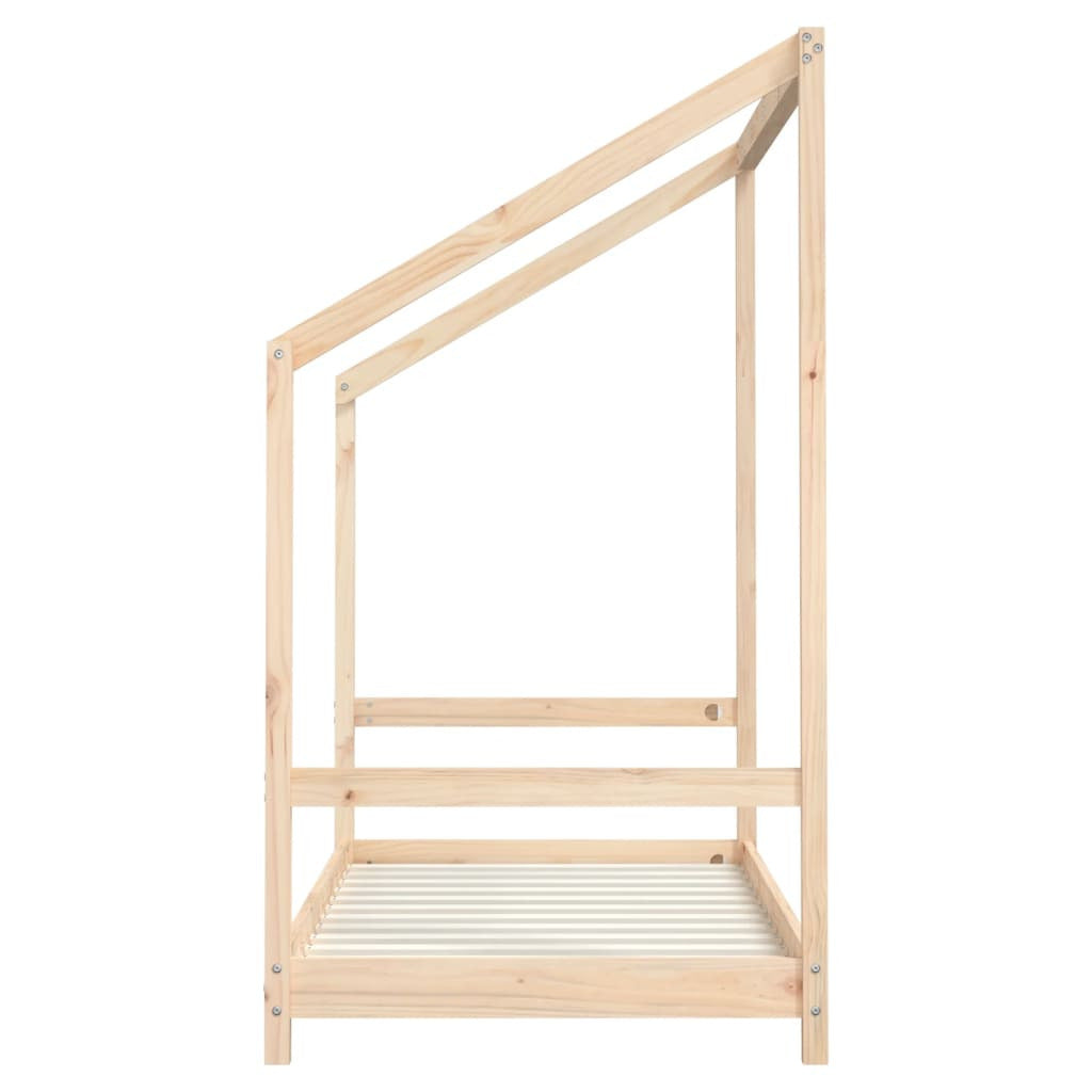 Vidaxl Estructura De Cama Para Niños Madera Maciza De Pino 80x160 Cm_4