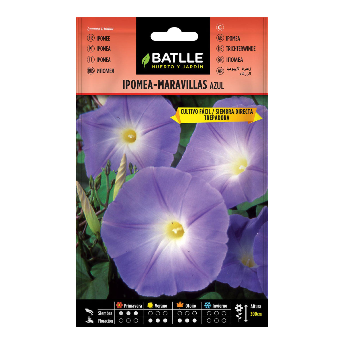 Sementes de Ipomea Azul Batlle