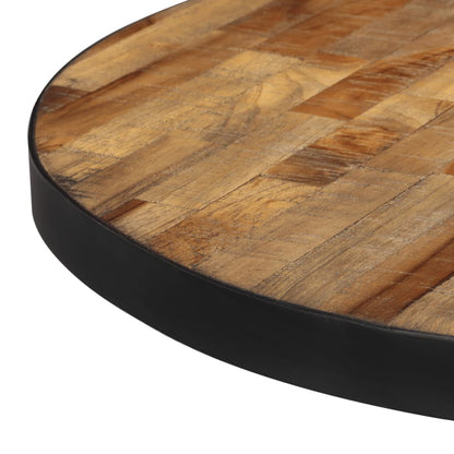 Mesa De Terraza Redonda Teca Reciclada Maciza Ø55x76 Cm_3