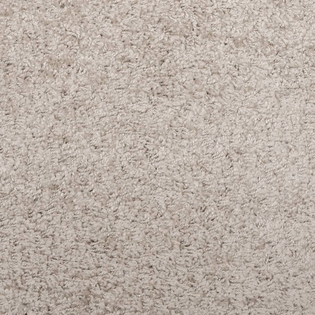 Alfombra Peluda De Pelo Largo Moderna Pamplona Beige Ø 280 Cm / Vetonek_3