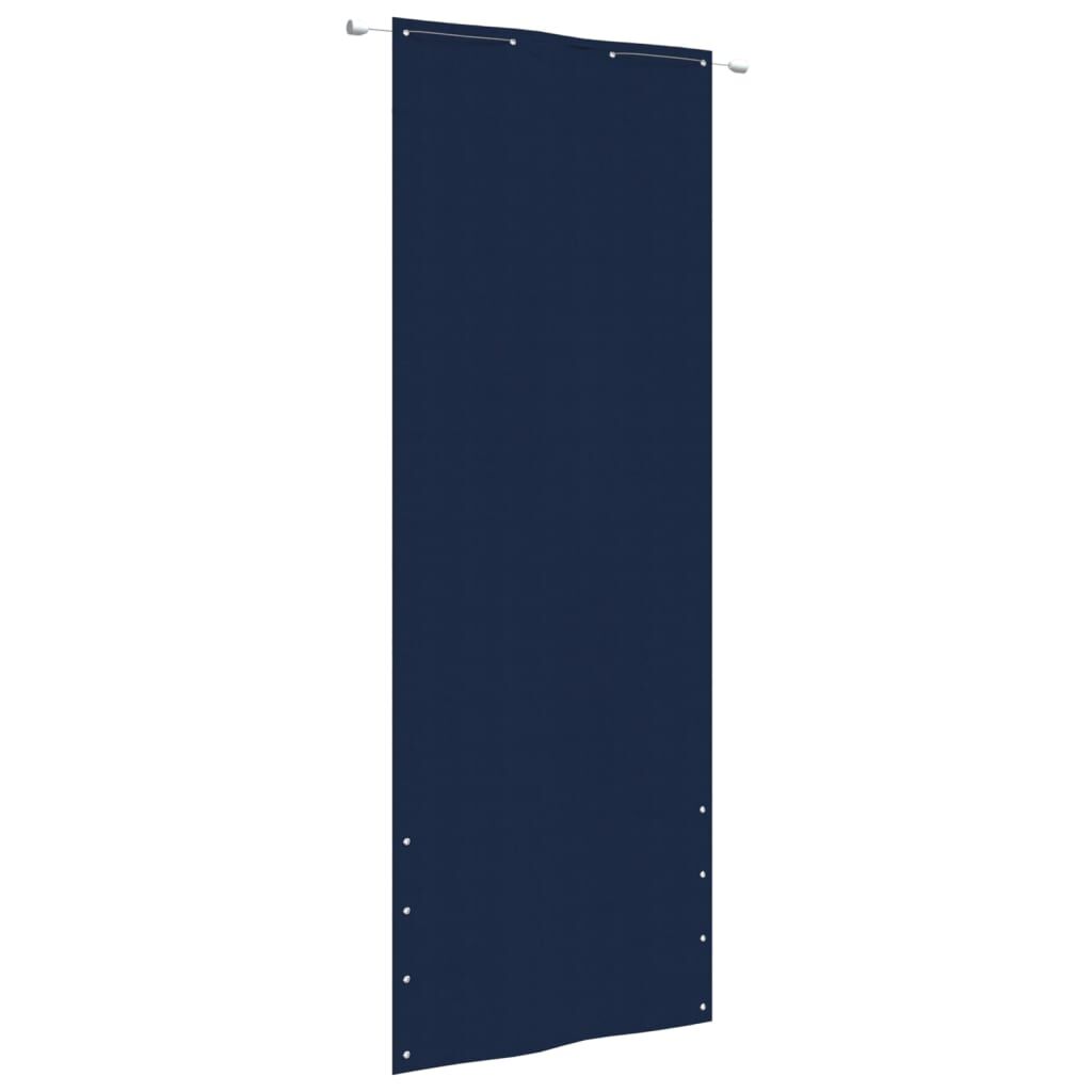 Vidaxl Toldo Para Balcón De Tela Oxford Azul 80x240 Cm_0