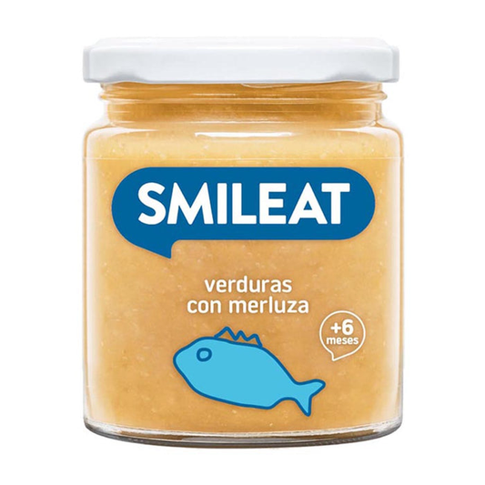Smileat Pote de Legumes Biológicos com Pescada +6 meses 230g