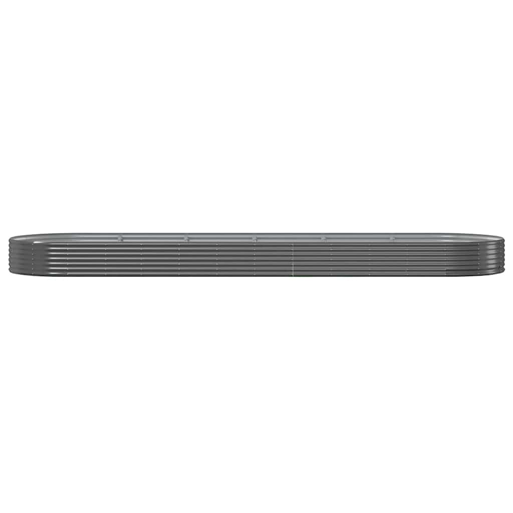 Jardinera Arriate Acero Galvanizado Antracita 523x140x36cm_2