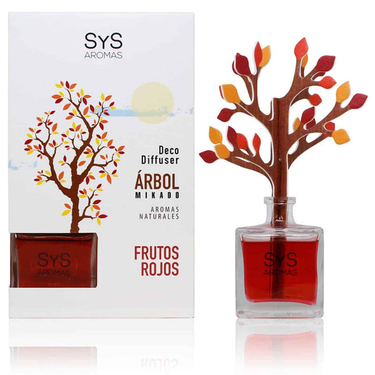 Difusor de Varillas Frutos Rojos 90 ml | Aroma Dulce y Frutal | Mikado Hogar | Ambiente Acogedor_0