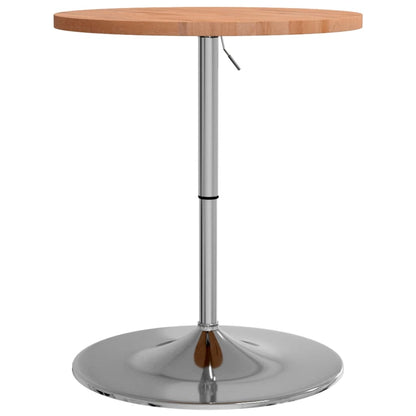 Mesa Alta De Madera Maciza De Haya Ø60x90,5 Cm_0