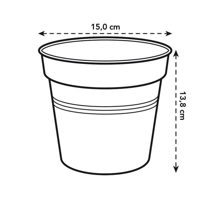 Vaso Elho Antracite Green Basics 24 cm
