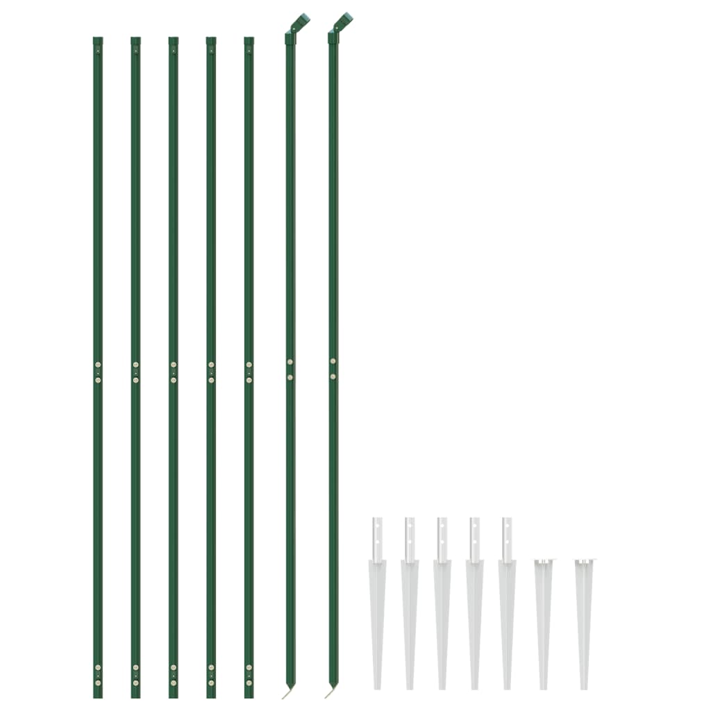 Cerca De Alambre Con Pinchos De Anclaje Verde 1,6x10 M / Vetonek_3
