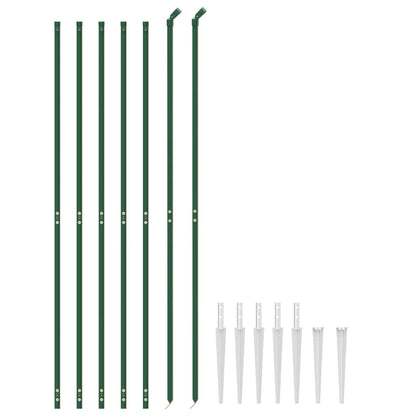 Cerca De Alambre Con Pinchos De Anclaje Verde 2,2x10 M / Vetonek_4