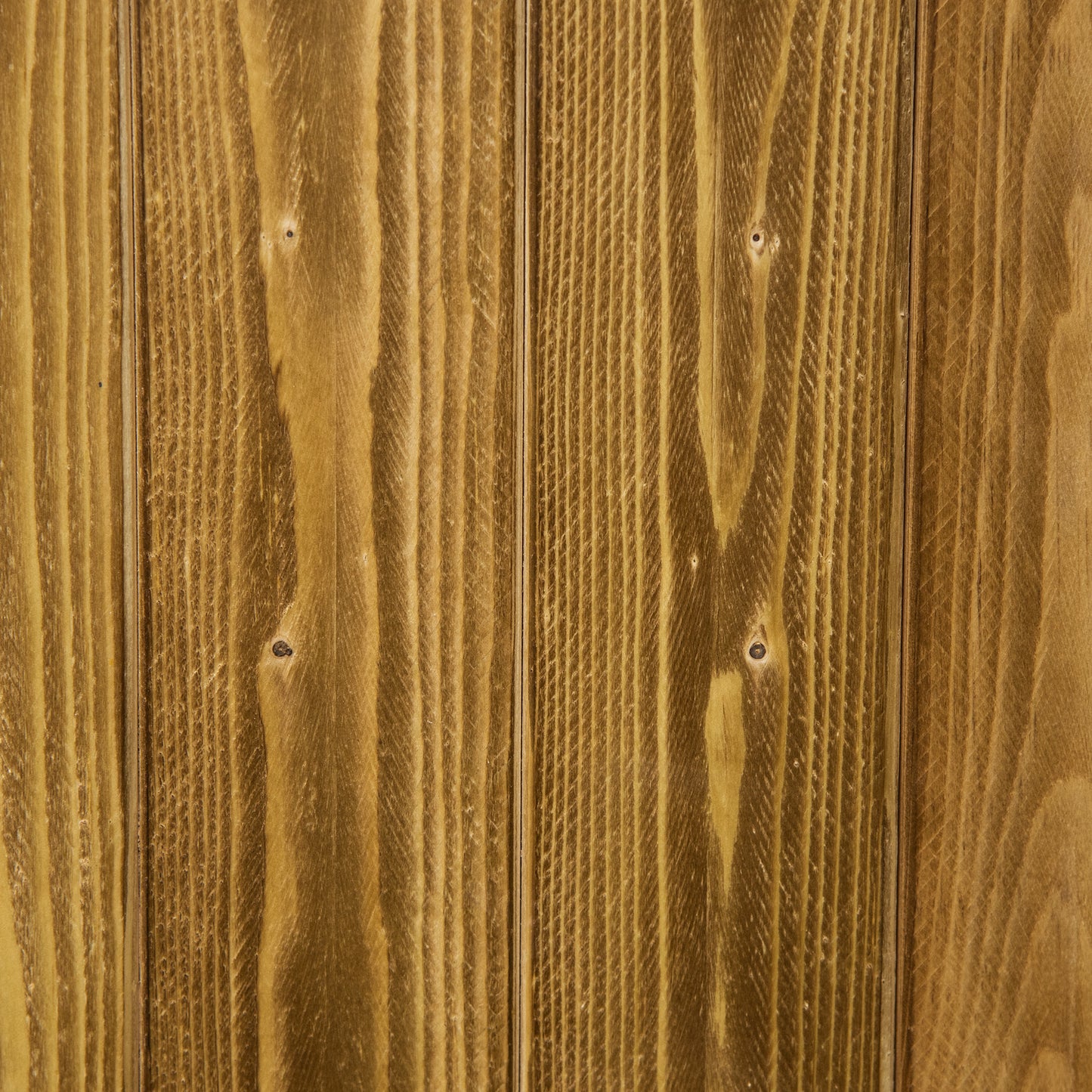 Outsunny Jardinera Elevada Rectangular De Madera 120x40x40 Cm Carbonizada_4