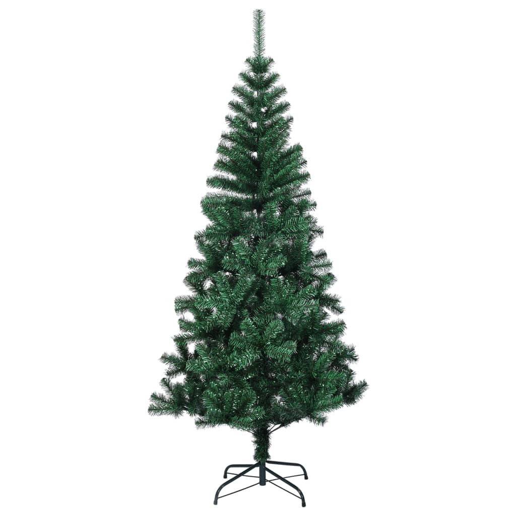 Vidaxl Árbol De Navidad Artificial Puntas Iridiscentes Pvc Verde 180cm_0