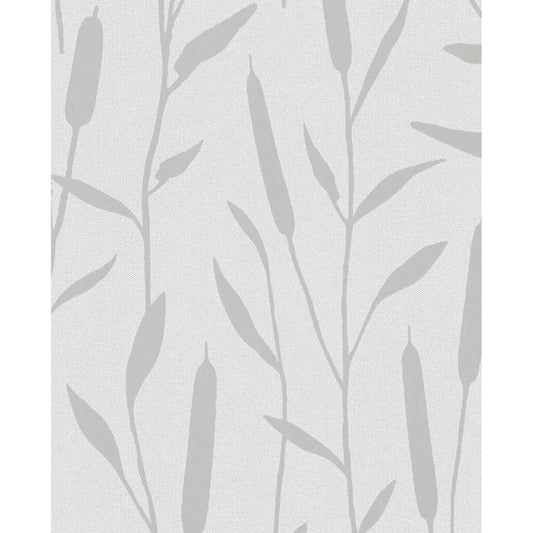 Noordwand Papel De Pared Topchic Reed Plumes Gris Metalizado_0