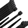 Brida Nylon 100%. Color Negro 9,0 X 780 Mm. Bolsa 100 Unidades. Abrazadera Plastico, Organizador Cables, Alta Resistencia