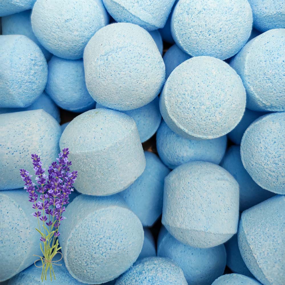 Pack 100 Bombitas Efervescentes. Alivian Pies Cansados, Refrescan E Hidratan - Pedicuras Y Manicuras - Aroma Lavanda_2