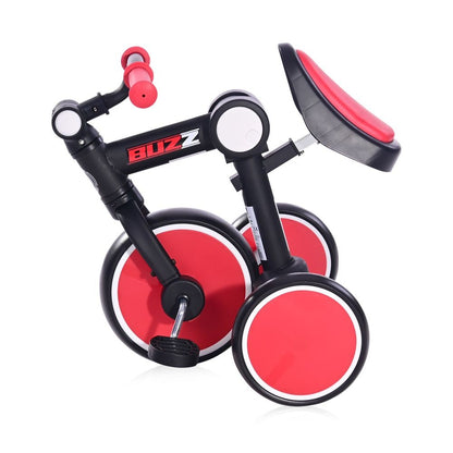 Triciclo Plegable Buzz Para Bebé Black Red_4