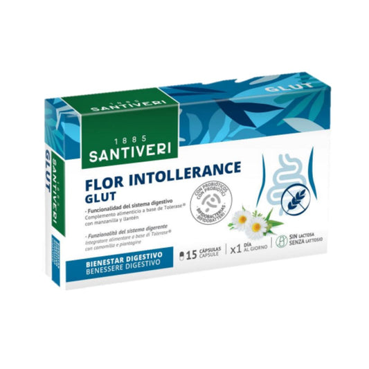 Flor intolerância glut Santiveri 15 cápsulas