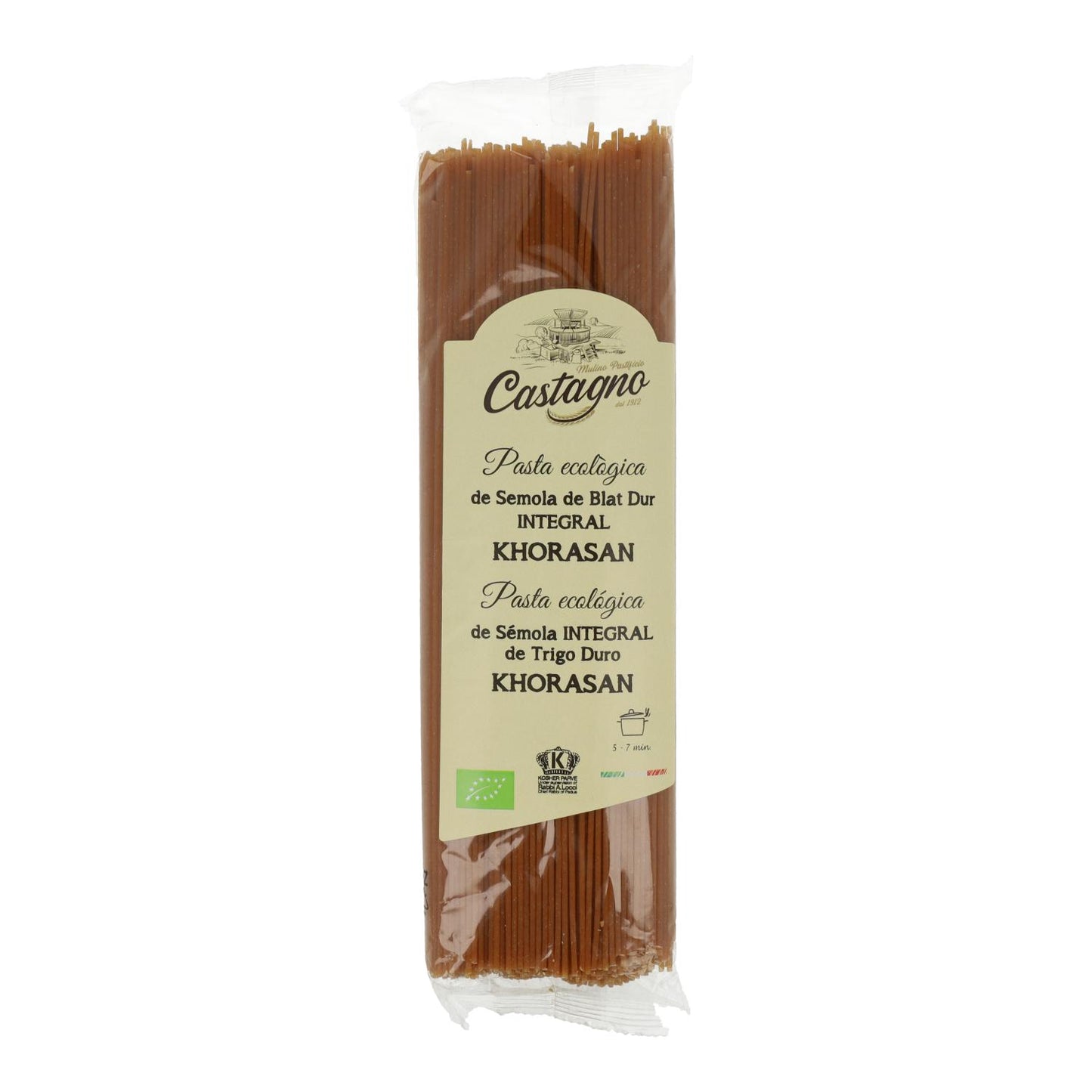 Kamut ECO Esparguete Castagno Integral 500 g