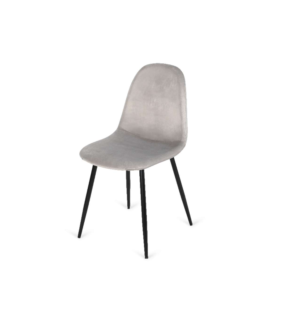 Pack 4 Sillas Modelo Córdoba Tapizado Velvet Tela Gris Claro 43 Cm(ancho) 86 Cm(altura) 5_4