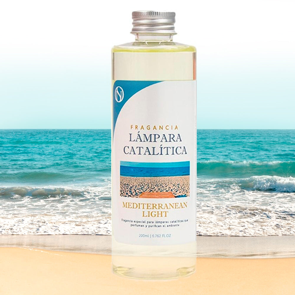 Fragancia Para Lámpara Catalítica Mediterranean Light (200ml) - Elimina Malos Olores, Perfuma Y Limpia El Ambiente_1