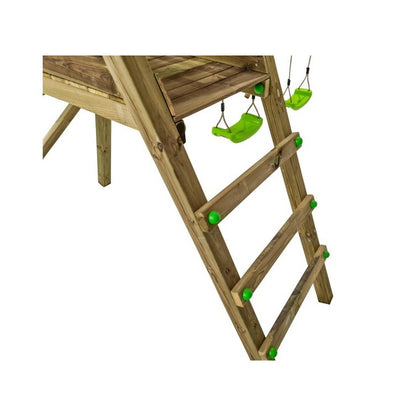 Parque Infantil Masgames Mauna Loa L (madera Cuadrada) Dos Asientos Planos._3