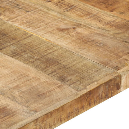 Mesa De Centro Madera De Mango Rugosa 140x140x40 Cm_3
