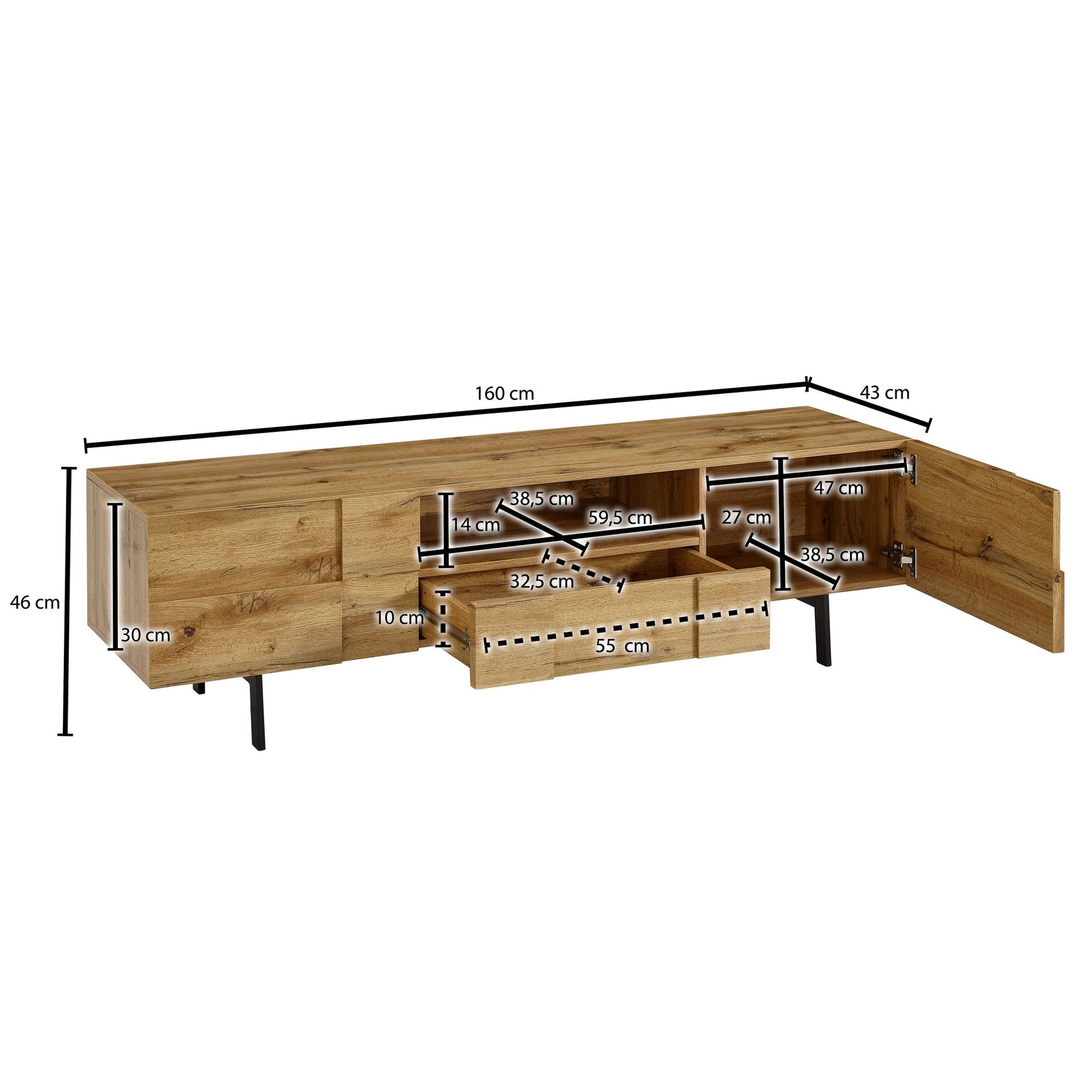Mueble De Tv Amplio Y Práctico Modelo Wl6.581_3
