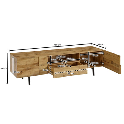 Mueble De Tv Amplio Y Práctico Modelo Wl6.581_3