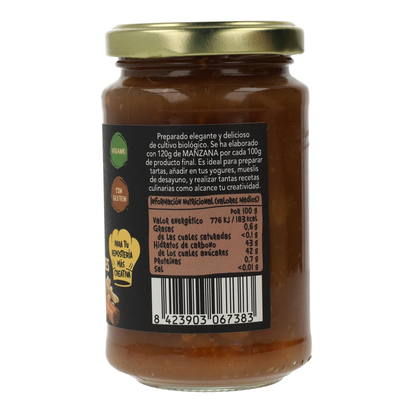 Preparação Orgânica de Maçã, Canela e Pinhão Biocop 265g