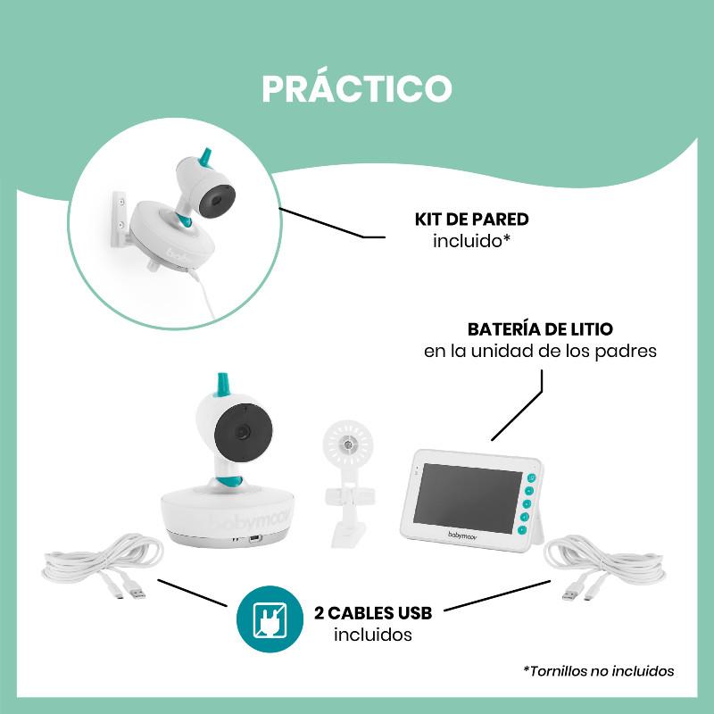 Monitor para bebé com câmara motorizada YOO Moov Babymoov