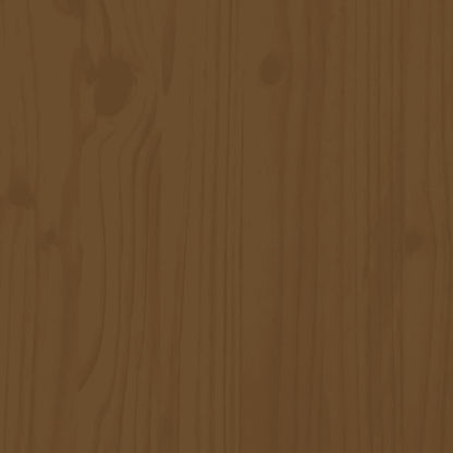 Aparador De Madera Maciza De Pino Marrón Miel 60x34x75 Cm / Vetonek_1