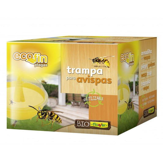 Armadilha para vespas com atrativo Ecofin BioFlower