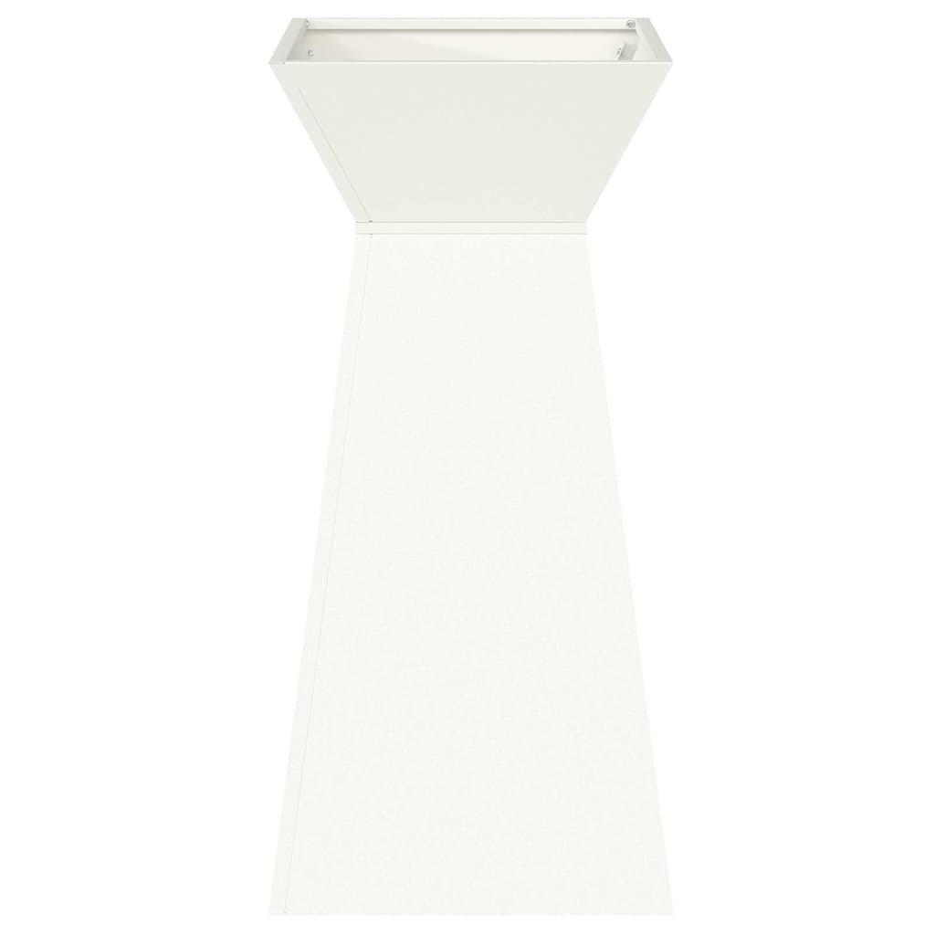 Maceta Pilar 2 Uds. Blanco 35 X 35 X 73 Cm_5
