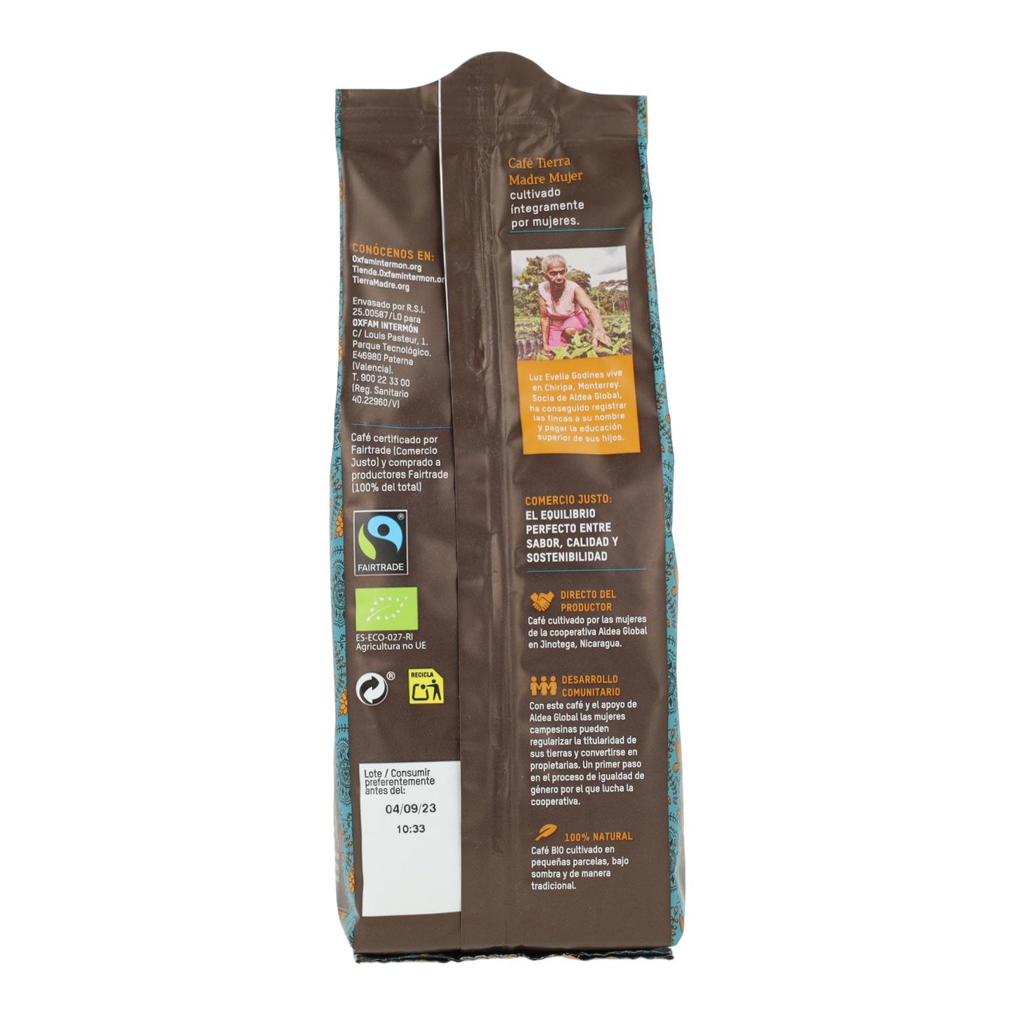 Café Moído 100% Arábica Mulher BIO Tierra Madre 250g