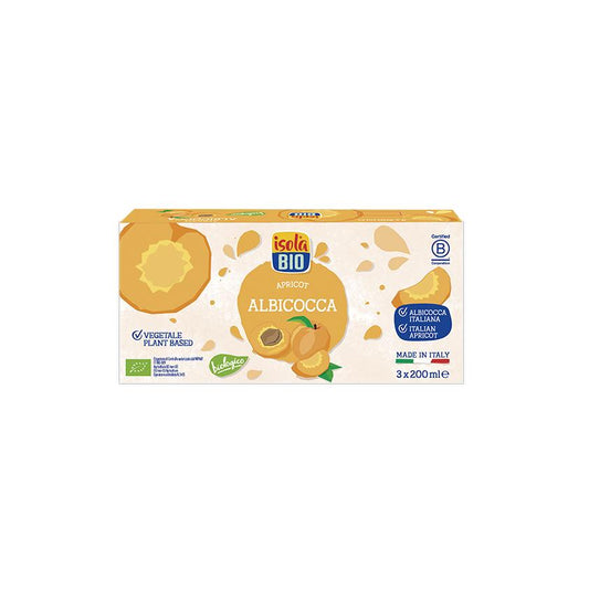 Sumo de Damasco Orgânico Isola Bio Pack 3X200 Ml