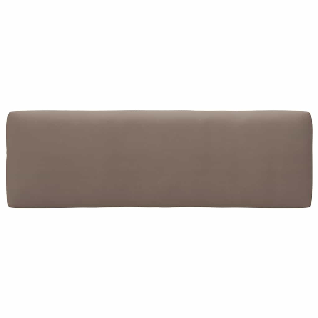 Vidaxl Cojines Para Palets 3 Unidades Tela Gris Taupé_4