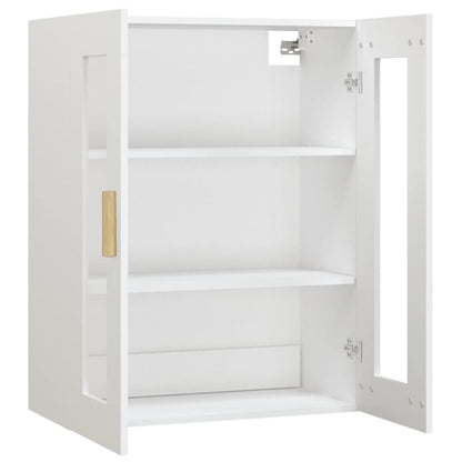 Armario De Pared Colgante Blanco 69,5x34x90 Cm / Vetonek_3