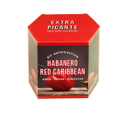 Kit De Autocultivo Habanero Red Caribbean | Pimiento Extra Picante (450.000 Shu)_0