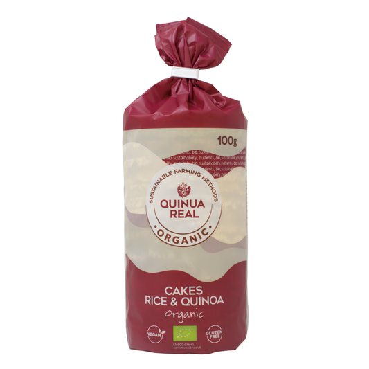 Bolinhos de Arroz de Quinoa Sem Glúten Quinoa Real 100 g