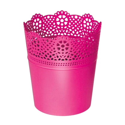 Maceta Lace , Dimensiones (mm) 135x135x155, Color Fucsia