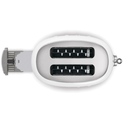 Tostador SMEG 2 ranuras 50's Style blanco