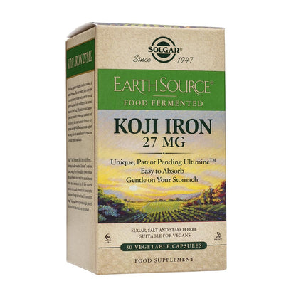 Fonte terrestre Koji Iron 30 cápsulas