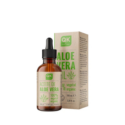 QKnatur - Aceite De Aloe Vera - Puro Y Orgánico - 100 ML - Cuidado Para Rostro, Cuerpo, Cabello Y Contorno De Ojos_0
