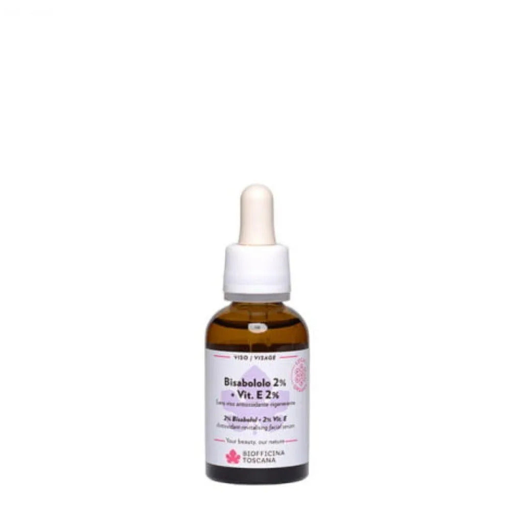 Suero Facial Bisabolol 2% + Vitamina E 2% Biofficina Toscana 30ml_0