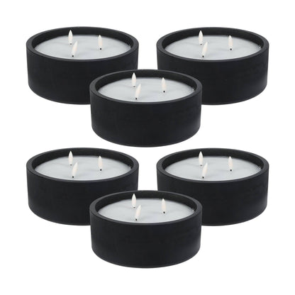 Well Home - Pack 6 Velas Led Redonda Negro_0